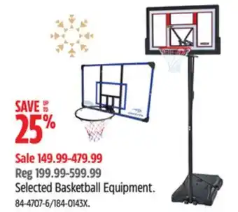 Canadian Tire Spalding selected basketball equipment offer