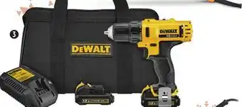 Canadian Tire Dewalt 12v max 3⁄8˝ drill/driver, 1.3ah offer