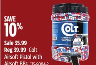 Canadian Tire Colt airsoft pistol with airsoft bbs offer