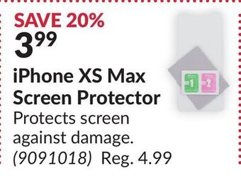 Princess Auto Iphone xs max screen protector offer