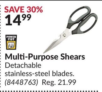 Princess Auto Multi-purpose shears offer