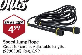 Princess Auto Speed jump rope offer
