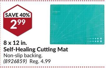 Princess Auto 8 x 12 in. self-healing cutting mat offer