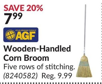 Princess Auto Wooden-handled corn broom offer