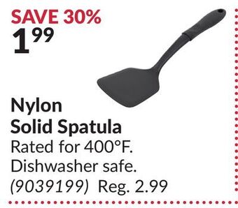 Princess Auto Nylon solid spatula offer