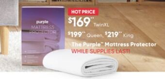 Sleep Country The purple mattress protector offer