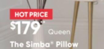 Sleep Country The simba® pillow offer