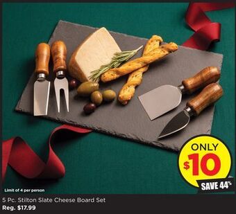 Kitchen Stuff Plus 5 pc. stilton slate cheese board set offer
