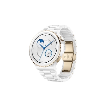 Best Buy Huawei watch gt 3 pro smartwatch - fashionable fitness tracker and health monitoring, durable battery, bluetooth, 43mm, white offer