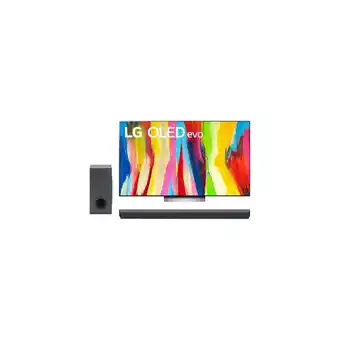 Best Buy Lg oled evo c2 series 65” alexa built-in 4k smart tv (oled65c2pua), 120hz refresh rate + lg s90qy 5.1.3ch sound bar with cent offer