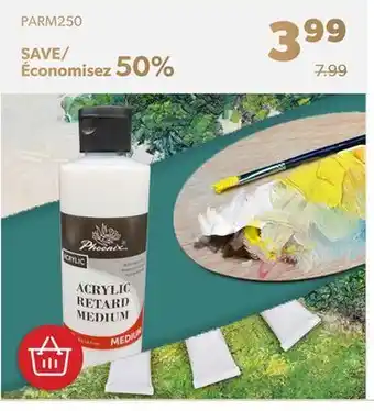 Shopper+ Acrylic retarder to fluid color and dry the color slowly, 250ml offer