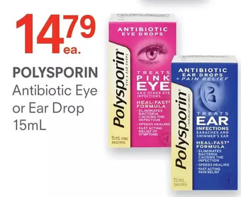 Remedy's RX Polysporin antibiotic eye or ear drop offer