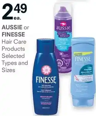 Guardian Pharmacy Aussie or finesse hair care products offer