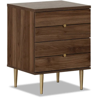 The Brick Lake nightstand - brown offer