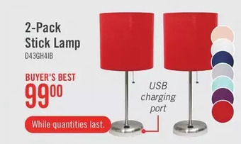 The Brick 2-pack stick lamp offer
