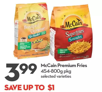 Longo's Mccain premium fries offer