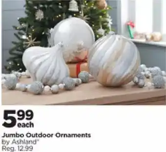 Michaels Jumbo outdoor ornaments offer
