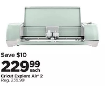 Michaels Cricut explore air 2 offer