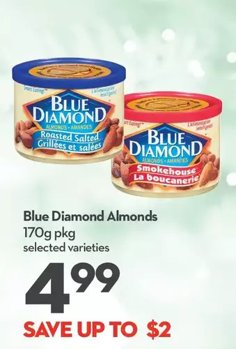 Longo's Blue diamond almonds offer