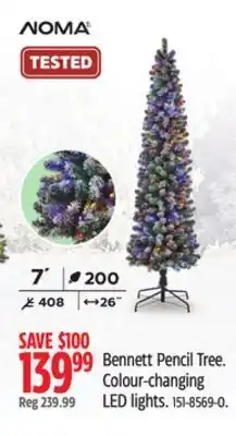 Canadian Tire Noma bennett pencil tree offer