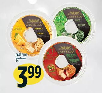 Marché Adonis Castello blue or brie cheese offer