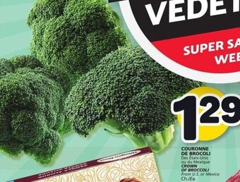 IGA Crown of Broccoli offer