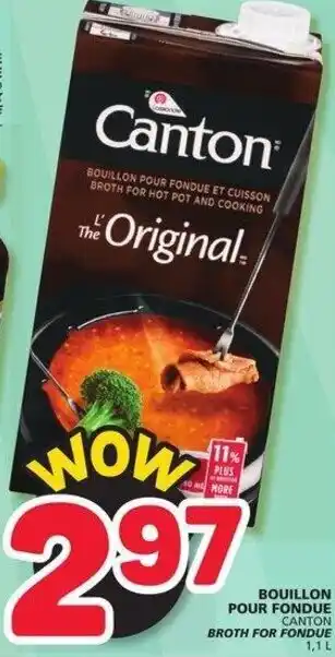 IGA Canton Broth for Fondue 1,1L offer