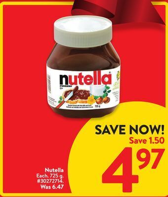 Walmart Nutella offer