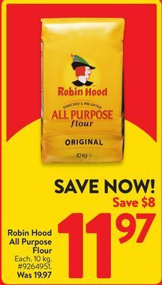 Walmart Robin hood all purpose flour offer