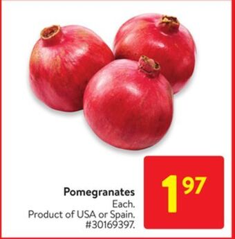 Walmart Pomegranates offer