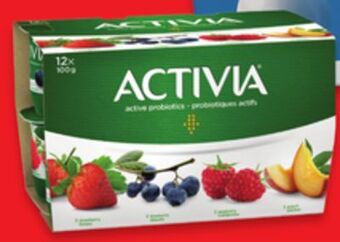 Walmart Activia 12 x 100 g or oikos 750 g yogurt offer