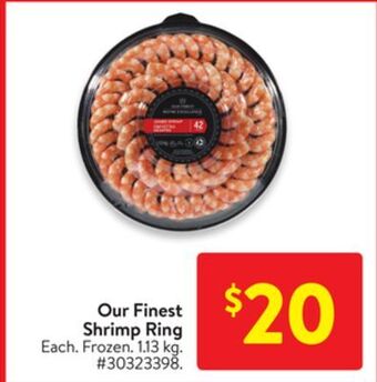 Walmart Our finest shrimp ring offer