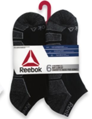 Walmart Men's reebok socks 6-pack offer