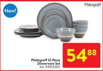 Walmart Pfaltzgraff 12-piece dinnerware set offer
