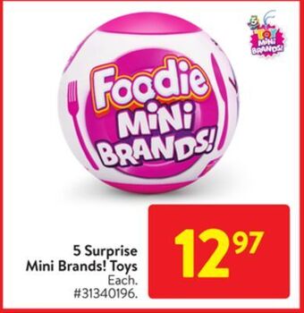 Walmart 5 surprise mini brands! toys offer