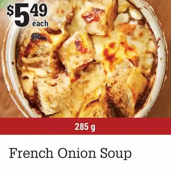 M & M Food Market French onion soup offer