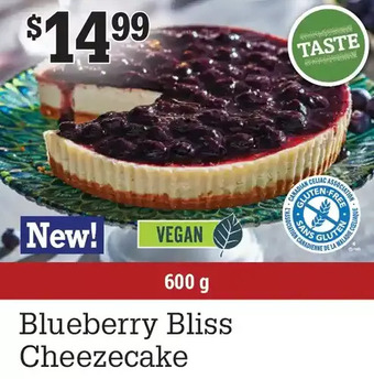 M & M Food Market Blueberry bliss cheezecake offer