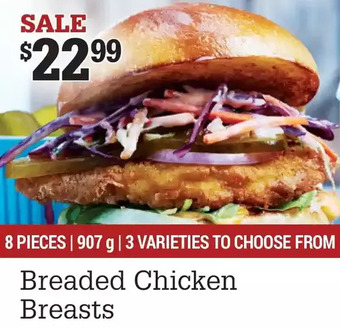M & M Food Market Breaded chicken breasts offer