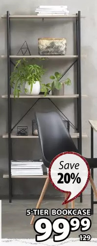 JYSK Vandborg (5-tier bookcase) offer