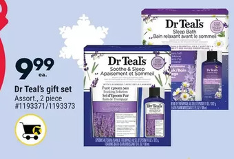 Giant Tiger Dr teal's gift set offer