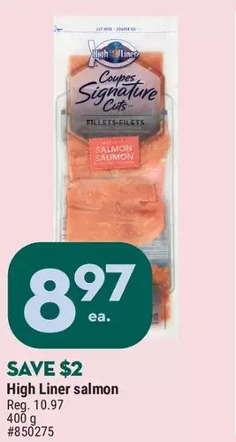 Giant Tiger High liner salmon offer