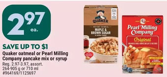 Giant Tiger Quaker oatmeal offer