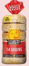 Giant Tiger Country harvest bagels offer