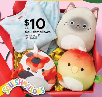 Giant Tiger Squishmallows offer