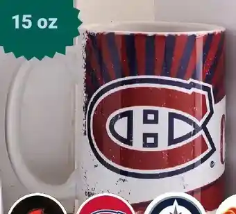 Giant Tiger Nhl ceramic mug offer