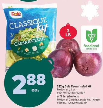Giant Tiger Dole caesar salad kit offer