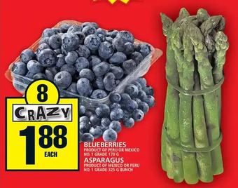 Food Basics Blueberries | asparagus offer