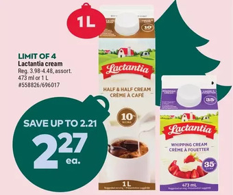 Giant Tiger Lactantia cream offer
