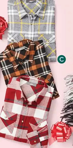 Giant Tiger Flannel shirt with snaps offer