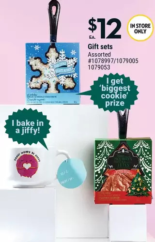 Giant Tiger Gift sets offer